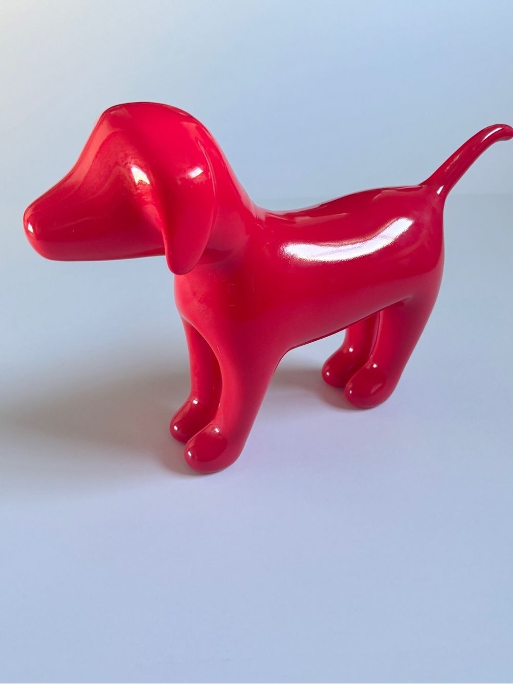 Victoria’s Secret PINK Red Dog Store Display Prop 12” Rare Hard Plastic Y2K